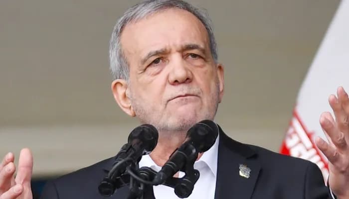 Iranian President Masoud Pezeshkian