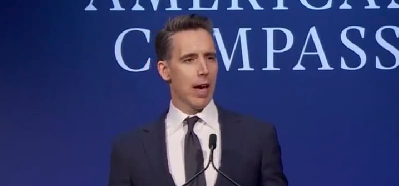 Republican Senator Josh Hawley 