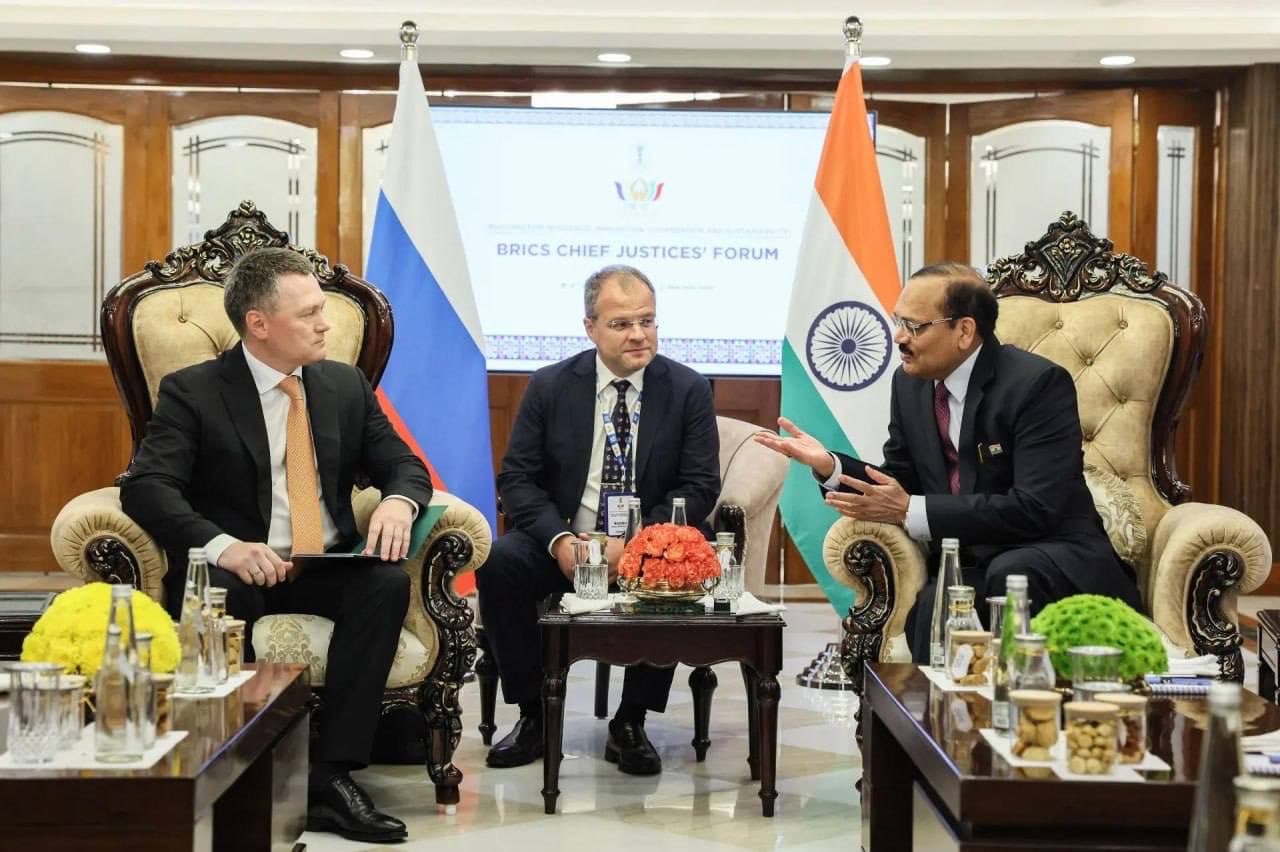 भारत और रूस ने न्यायिक सहयोग और अंतरराष्ट्रीय समन्वय को मजबूत करने पर चर्चा की।