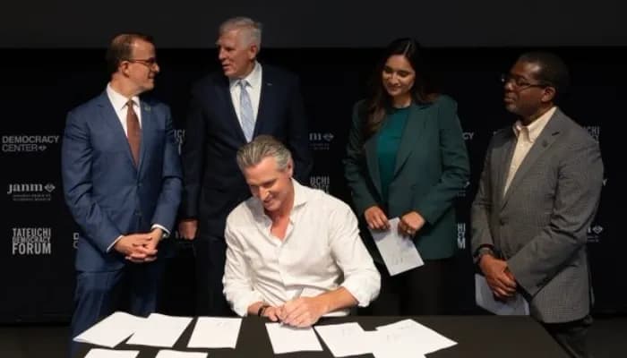 California governor signs 13 bills to protect elections from federal interference