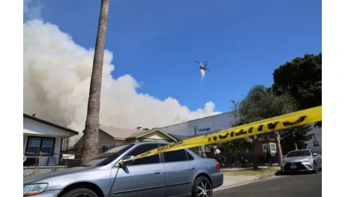 Two pilots killed in helicopter crash fighting wildfire in US California