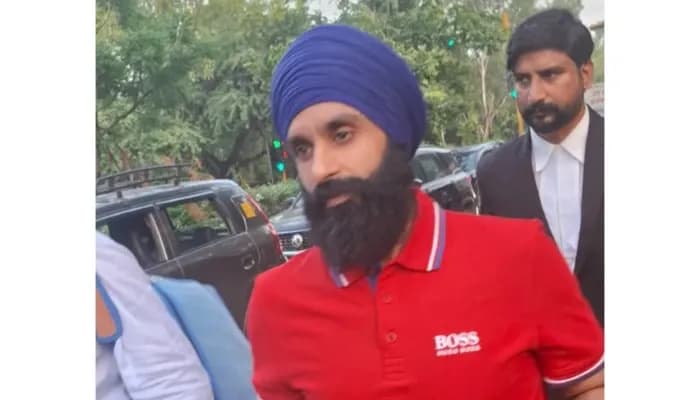 Jagtar Singh Johal after being released from prison on bail in India.