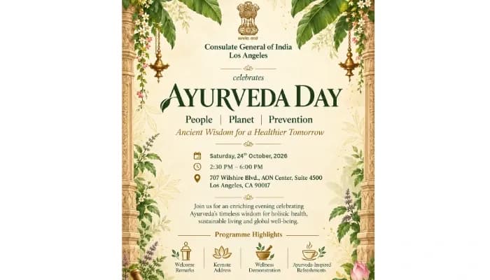 LA consulate to celebrate Ayurveda Day on Oct 24