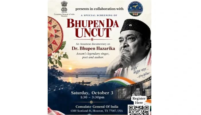 Indian Consulate in Houston to screen ‘Bhupen Da Uncut’