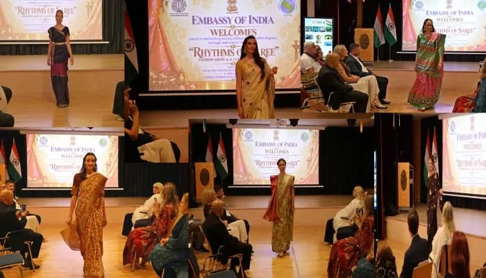 Indian textiles, sarees shine at Budapest Fashion Week