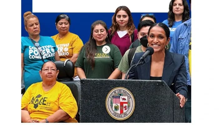 Raman announces data deal to protect LA tenants from evictions