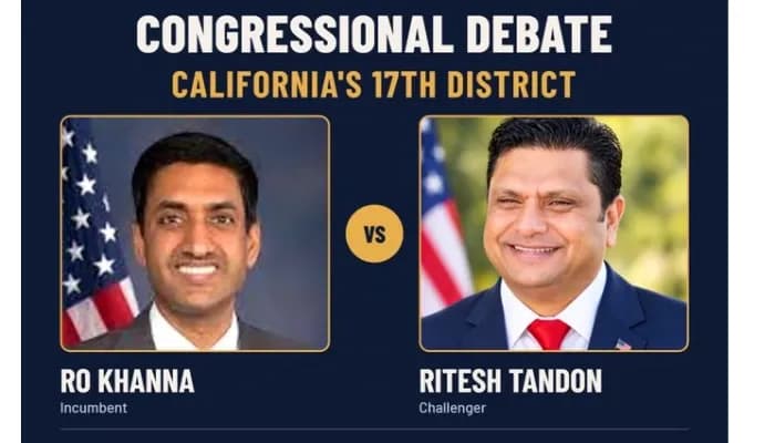 Ro Khanna and Ritesh Tandon