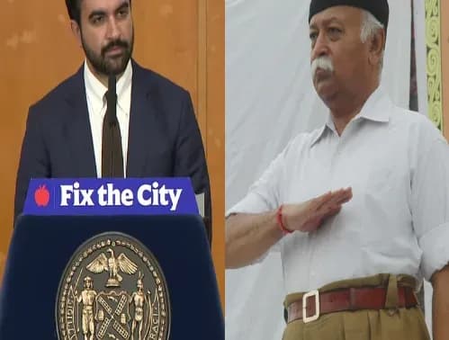 Zohran Mamdani/ Mohan Bhagwat 