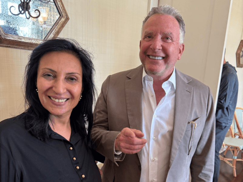 Asha Motwani and Steve Witkoff 