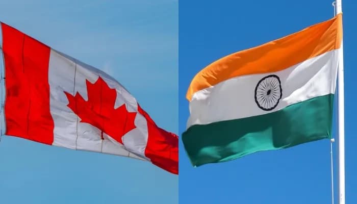 Canadian Flag/ Indian Flag