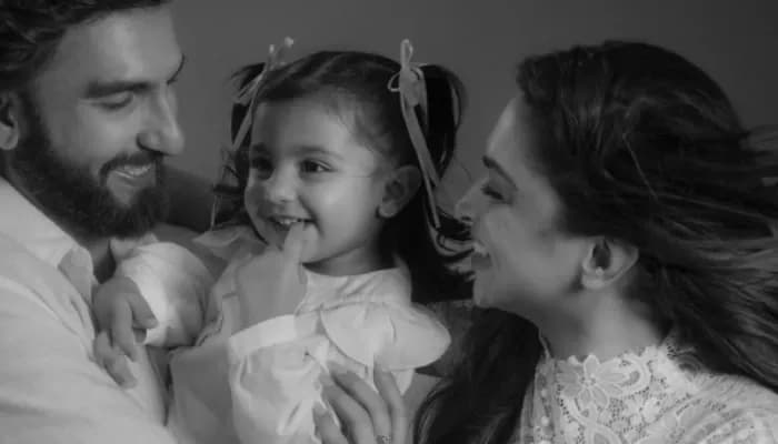 Ranveer and Deepika, with Dua, their first daughter