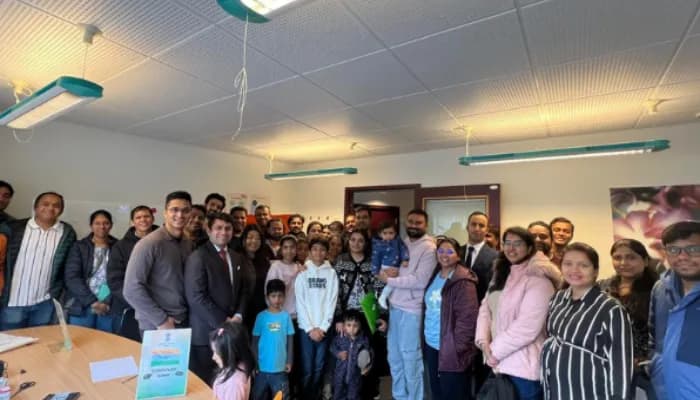 Indian diaspora at Embassy of India in Norway