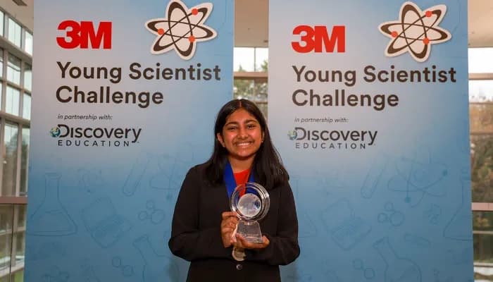 Raji Doshi wins 2026 3M Young Scientist Challenge