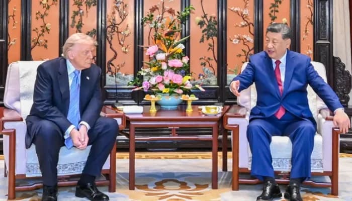 Xi Jinping Holds Meeting With Donald Trump