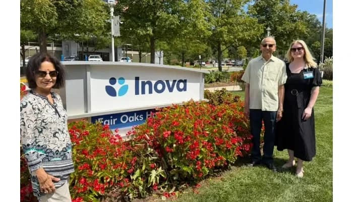 Global Seva Fund donates $2,500 to INOVA Patient Needs Fund