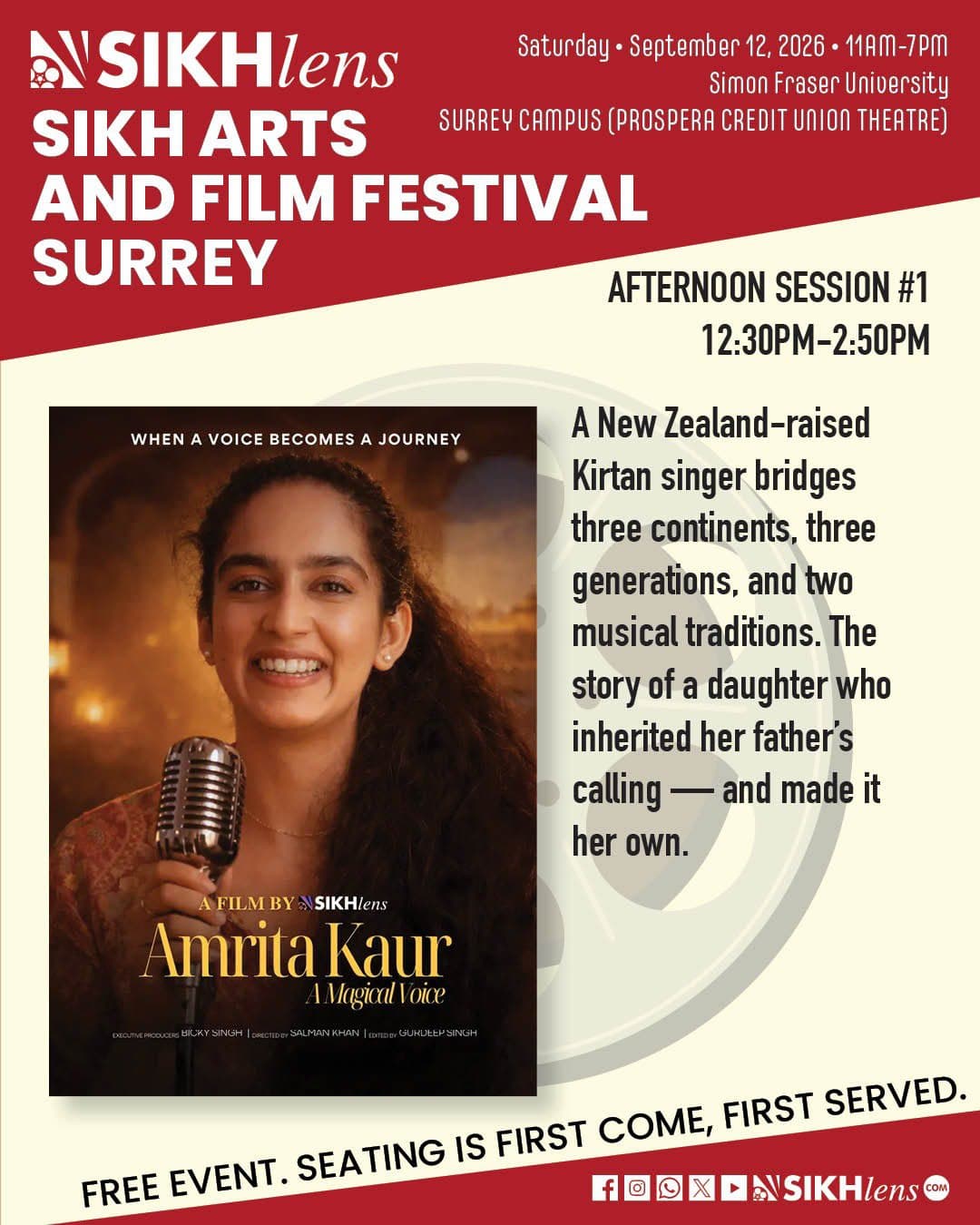 Poster of the event