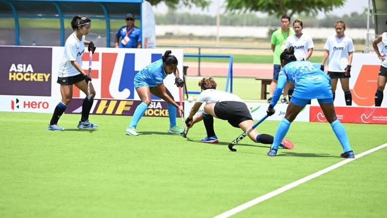 Navjot Kaur, Monika Dipi Toppo, Mahima Choudhary and Ajmina Kujur were on target for the Indian Women’s Hockey Team