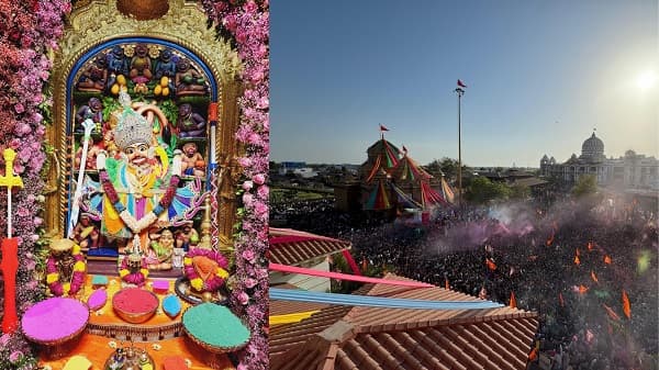 નાસિક ઢોલના તાલે ભક્તિ રંગે દાદાના સંગે- રંગોત્સવમાં રંગાયુ સાળંગપુરધામ