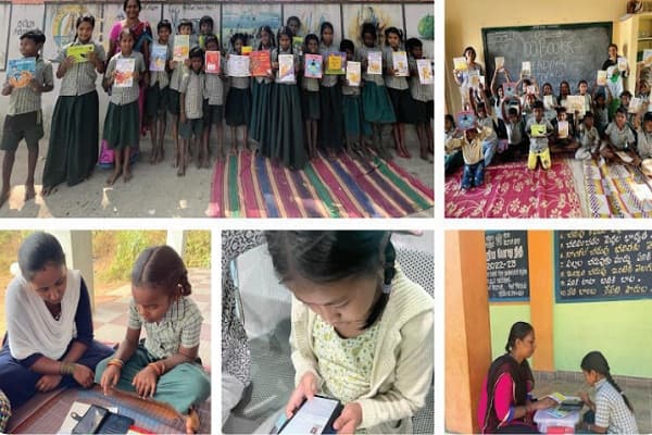 ईविद्यालोक एक ऐसा संगठन है जो सरकारी स्कूलों में डिजिटल कक्षाएं संचालित करता है।