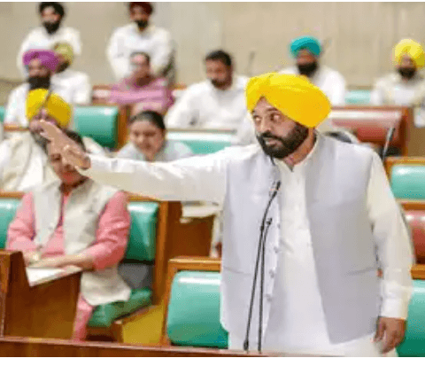 ਪੰਜਾਬ ਵਿਧਾਨ ਸਭਾ 'ਚ ਪੰਜਾਬ ਦੇ ਮੁੱਖ ਮੰਤਰੀ