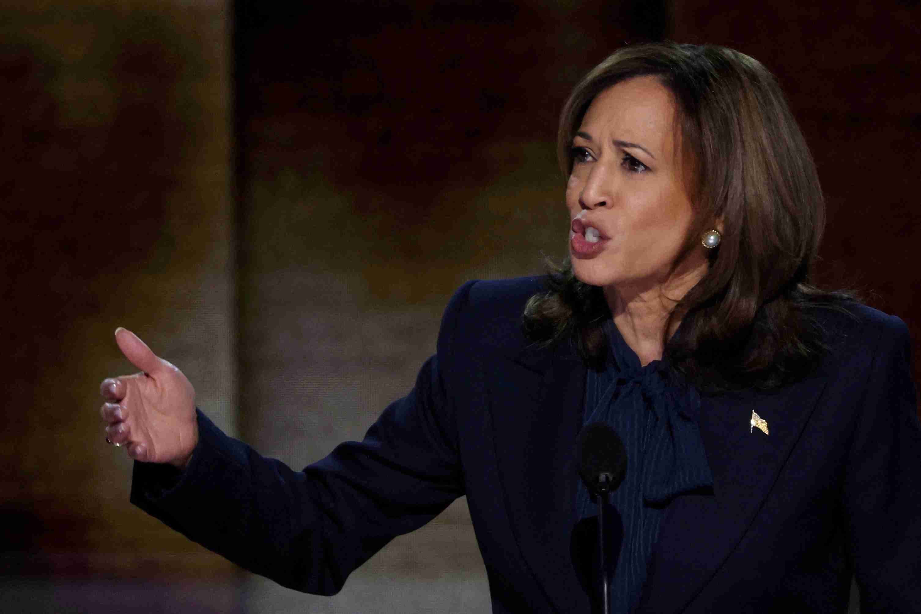 Democratic presidential nominee and U.S. Vice President Kamala Harris.