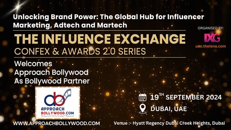 Approach Bollywood સત્તાવાર બૉલીવુડ પાર્ટનર બન્યું.
