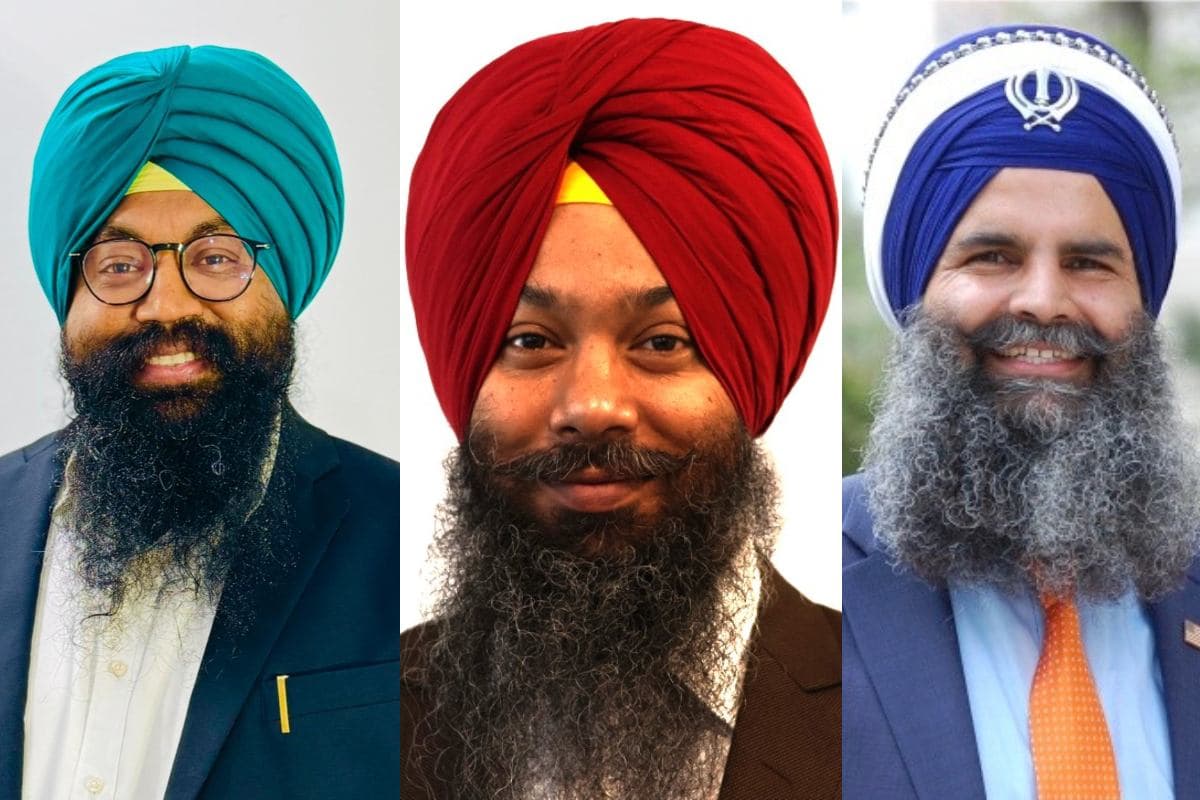 (In Photo) Deep Singh, Gurinder Singh and Kalwinder Singh. The event will be held at The Sikh Center of New York Inc.