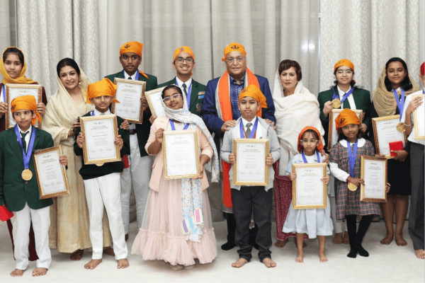 Children during Veer Bal Diwas event organized by Indian Minorities Federation in Dubai