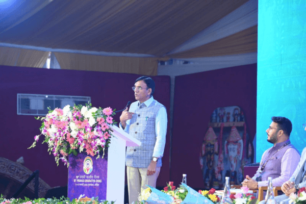 Mansukh Mandaviya at the event