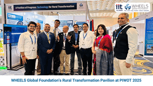 WHEELS Global Foundation made a remarkable impact at the PanIIT World of Technology Summit (PIWOT) 2025.