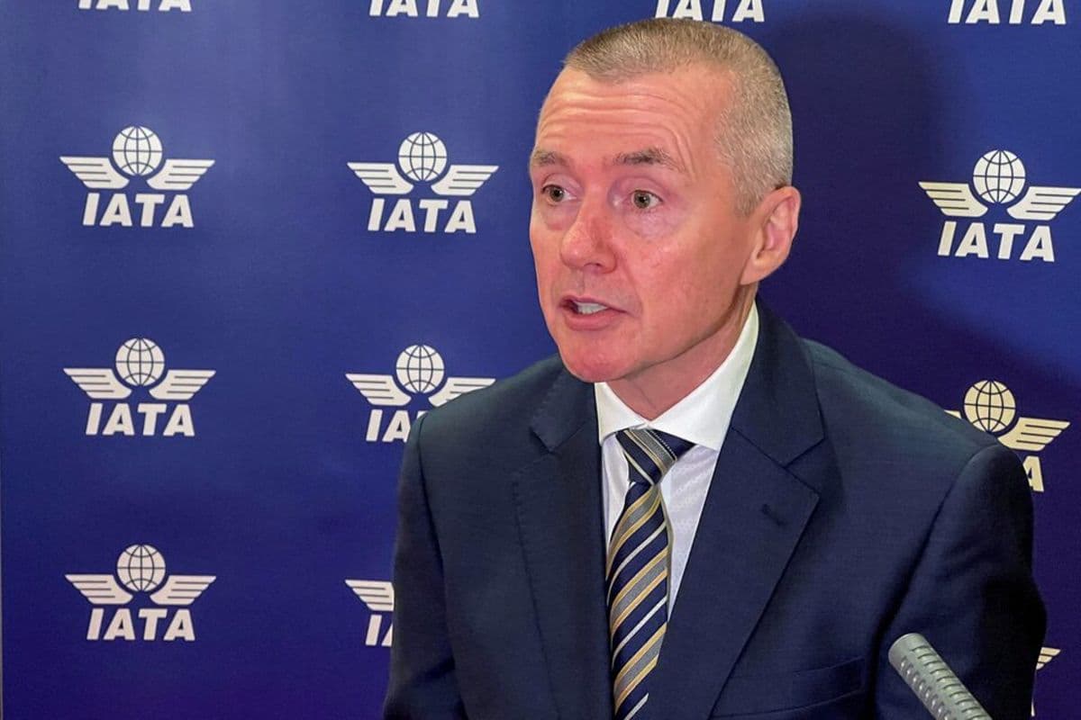Global airline industry body International Air Transport Association (IATA) Director General Willie Walsh attends an interview with Reuters in Doha, Qatar, June 19, 2022. Picture taken June 19, 2022.