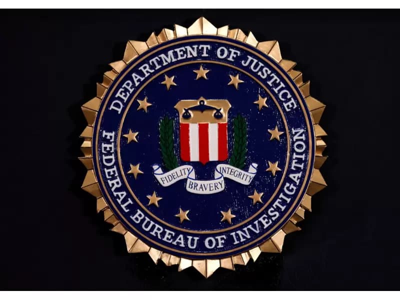 The Federal Bureau Investigation seal is seen at FBI headquarters in Washington, U.S. June 14, 2018.