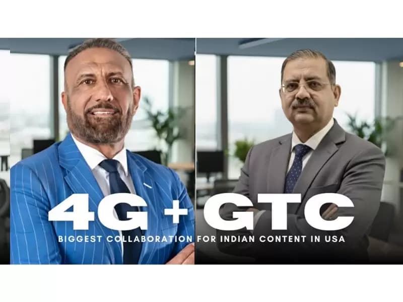 4G મીડિયા USAના ડિરેક્ટર જય ગિલ અને GTC મીડિયા કોમ્યુનિકેશન્સ USAના સ્થાપક રવીન્દ્ર નારાયણ