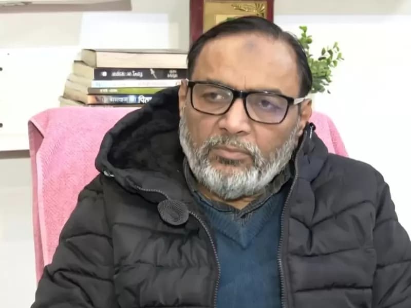 एआईएमपीएलबी के प्रवक्ता और उमर खालिद के पिता सैयद क़ासिम रसूल इलियास