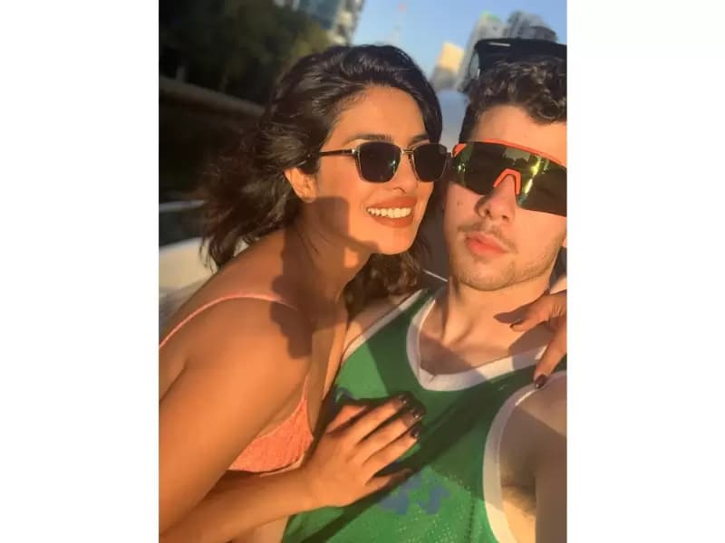 Actress Priyanka Chopra and her husband, singer-songwriter, and actor Nick Jonas