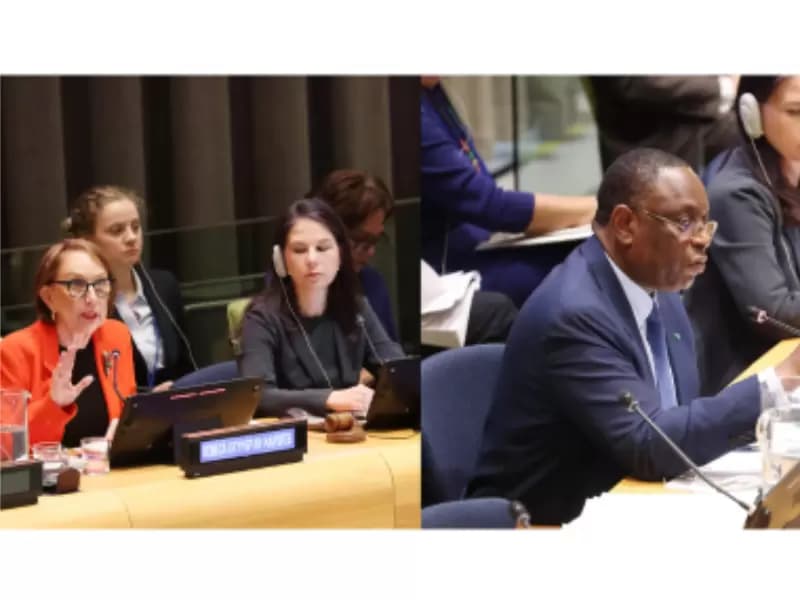 Rebeca Grynspan Current head of United Nations Conference on Trade and Development (UNCTAD) and Former Vice President of Costa Rica and (R) Former President of Senegal (2012–2024) Former Chair of the African Union
