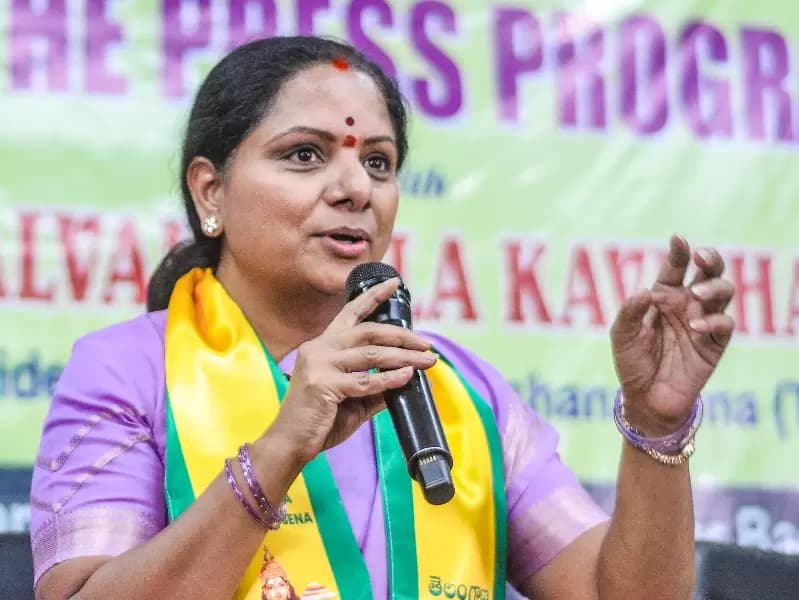 सड़क का नाम 'डोनाल्ड ट्रंप एवेन्यू' रखने के फैसले पर भड़कीं कविता, बोलीं- यह कूटनीति नहीं, राजनीतिक चापलूसी है