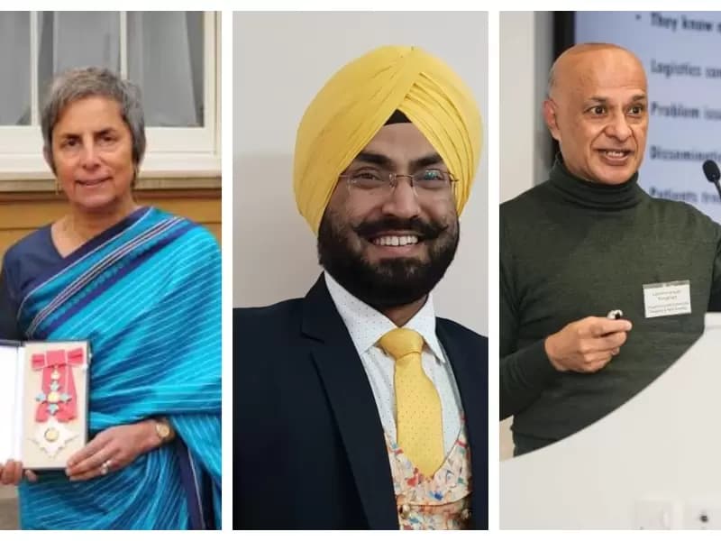 प्रोफेसर डेम परवीन जून कुमार, डॉ. इंदरपाल सिंह और प्रोफेसर लक्ष्मीनारायण राव रंगनाथ