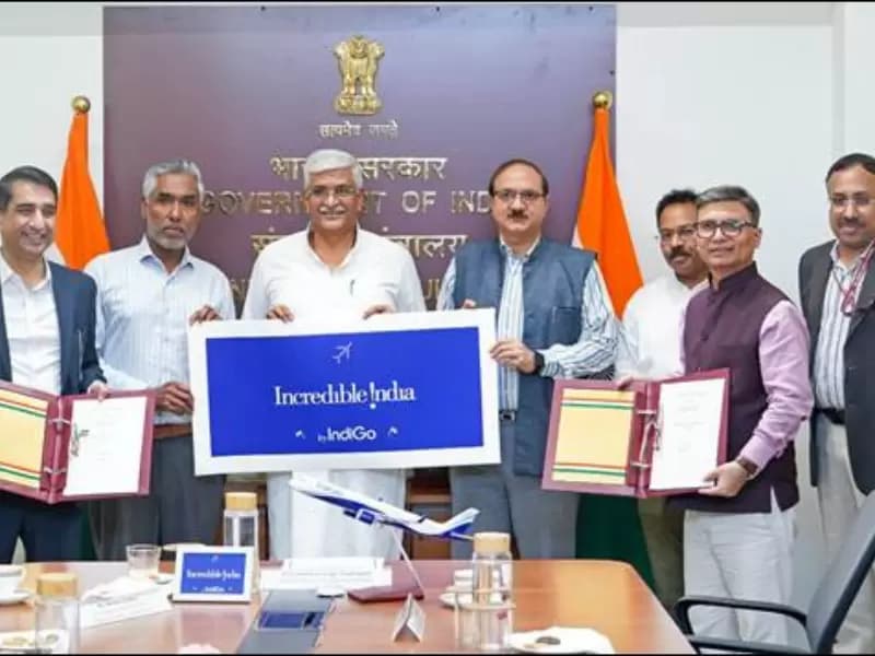 The MoU was exchanged in the presence of Union Minister for Tourism and Culture Gajendra Singh Shekhawat.