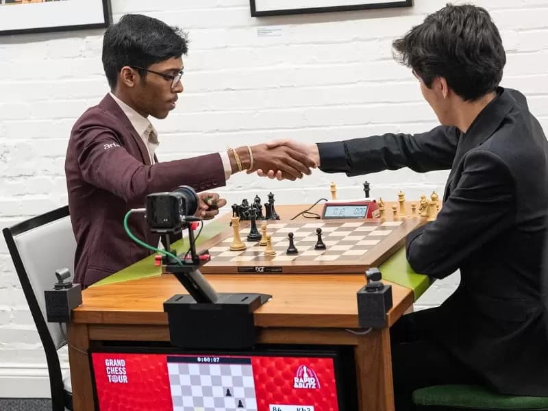 Pragg stuns World Championship challenger Sindarov in Sinquefield Cup