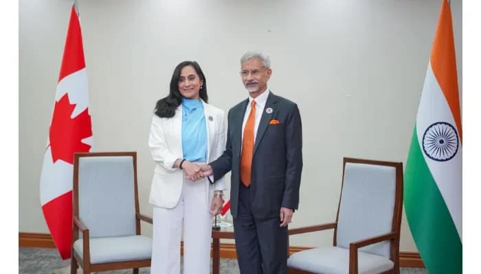 External Affairs Minister S. Jaishankar meets Canadian Foreign Minister Anita Anand in Manila, Philippines, on Wednesday, July 22, 2026.