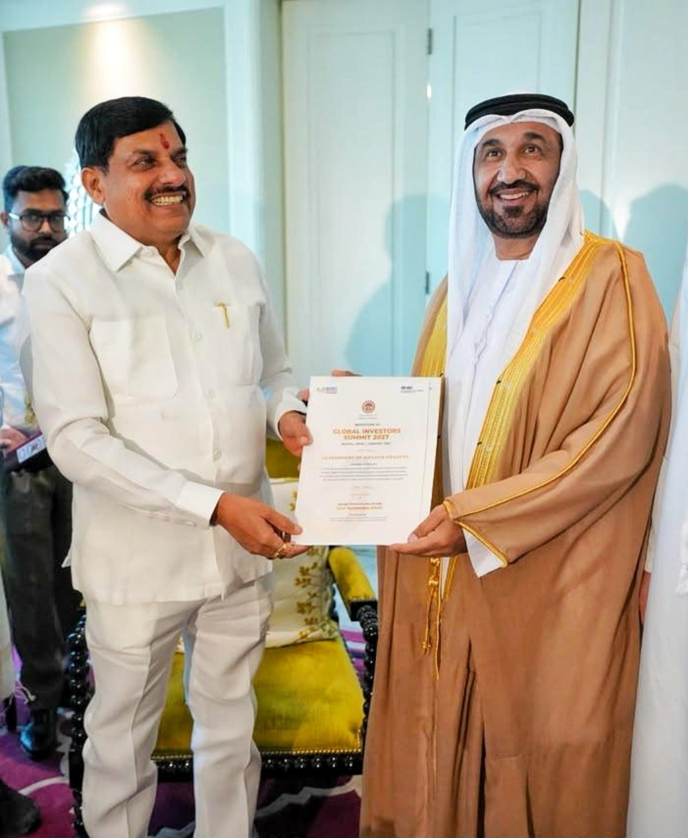 GIS 2027 से पहले CM मोहन यादव ने UAE में MP में निवेश की संभावनाओं को पेश किया