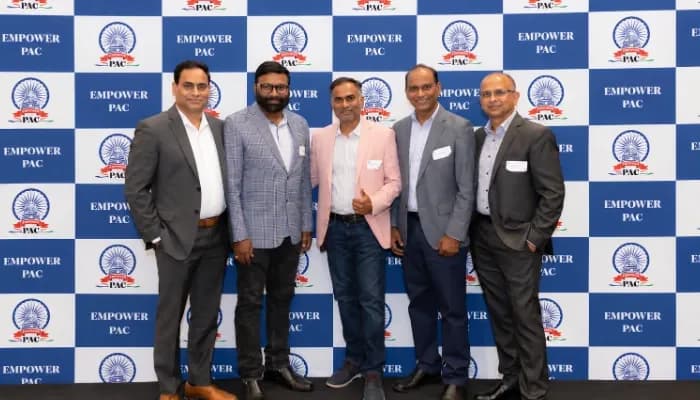 From left to right: Hari Gadiraju, Srinivas Reddy Kumbam, Anil Reddy, Laxma Legala, and Surender Devarapalli.