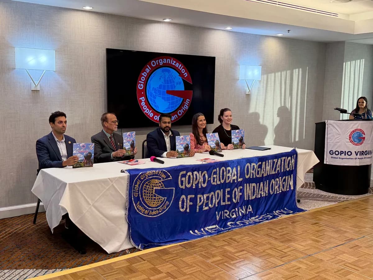 Chief Guest was Congressman Suhas Subramanyam (U.S. House of
Representative) , special guest Virgina State Senators Saddam Azim Salim
and Jennifer Wexton and Ambassador Representative Vinayak Patil. T