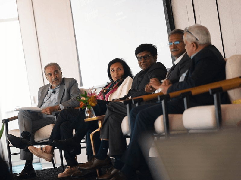 Chancellor Pradeep K. Khosla and leading voices from government, industry, healthcare and academia gathered for the inaugural U.S.-India Forum.