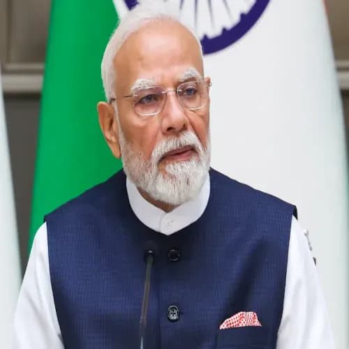 Tashkent: Prime Minister Narendra Modi during a joint press statement after meeting with Uzbekistan President Shavkat Mirziyoyev in Tashkent, Uzbekistan, on Sunday, August 30, 2026.