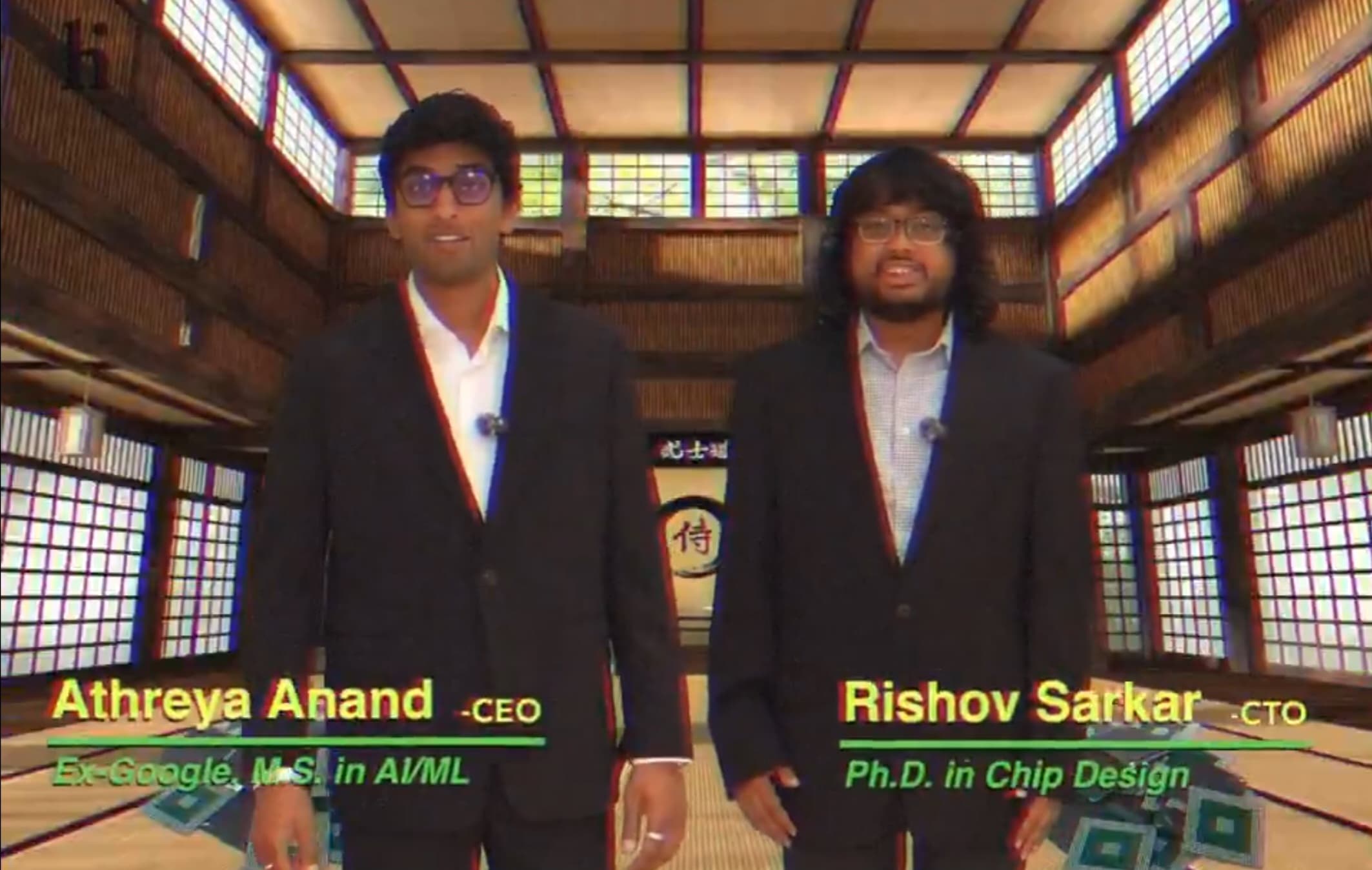 Athreya Anand and Rishov Sarkar, co-founders of San Fransisco based company Hardware Intelligence