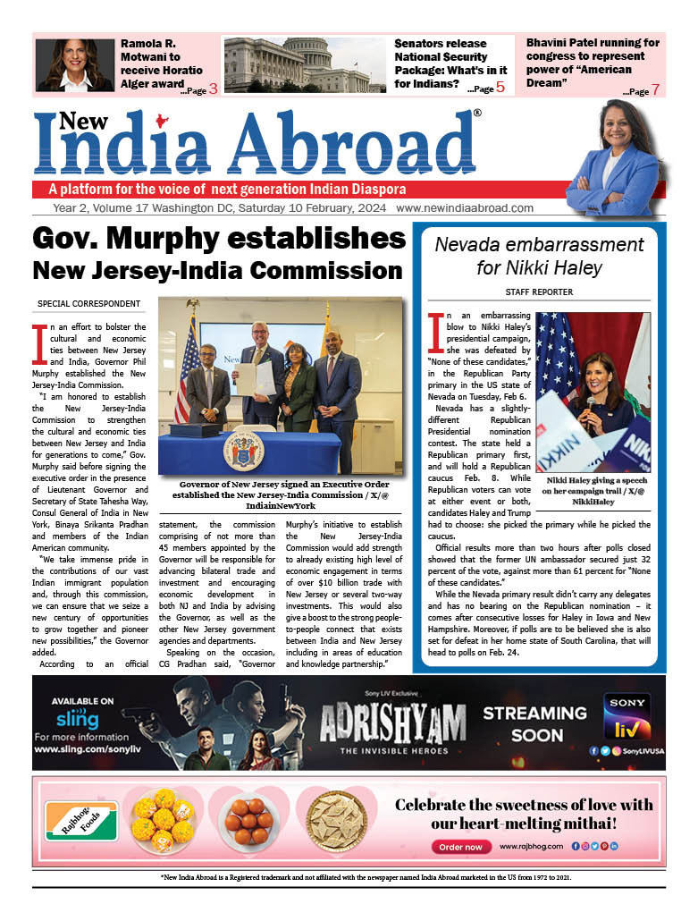 Gov. Murphy establishes New Jersey-India Commission