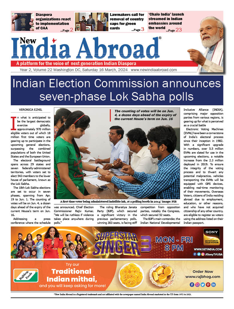 Indian Election Commission announces seven-phase Lok Sabha polls