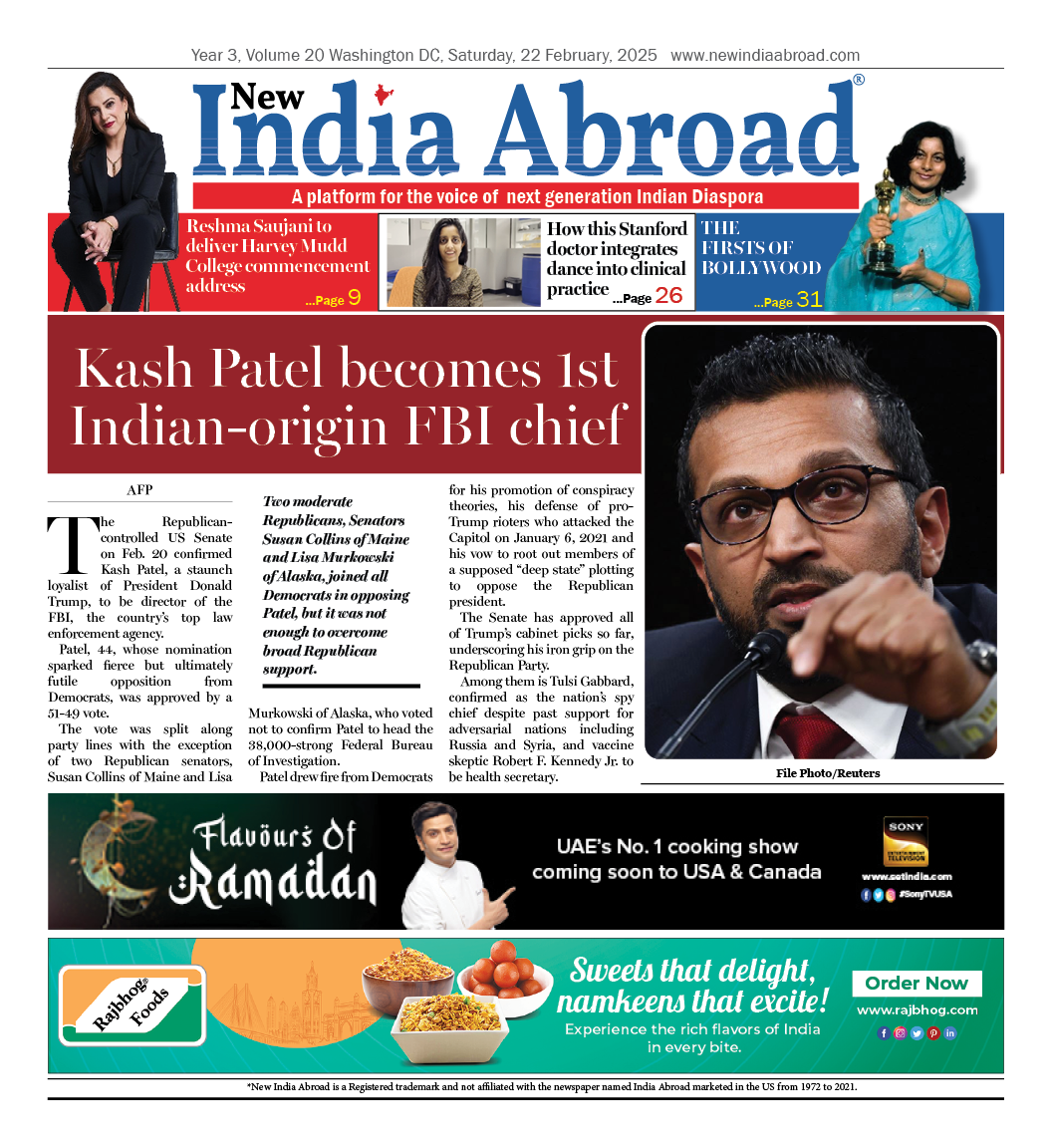 Kash Patel becomes 1st Indian-origin FBI chief